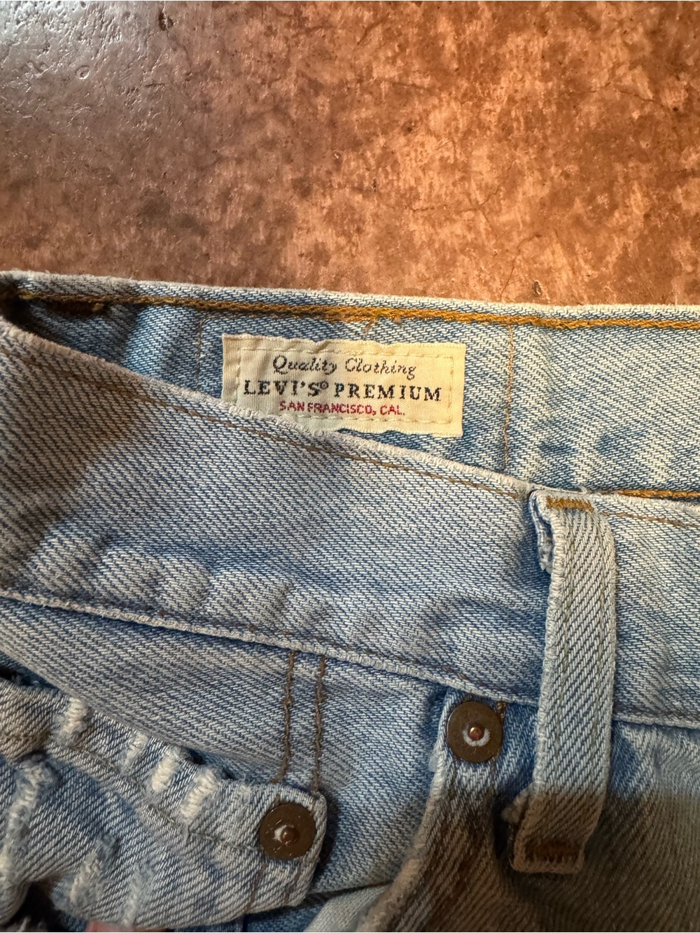 Women's Light Blue Distressed Jeans - Picture 3 of 6